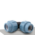 PP Water Pipe Compression Fitting 90 Degree Elbow